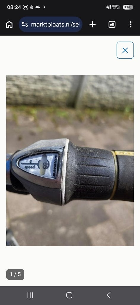 Fiets met 8 versnellingen, Ophalen, Gebruikt, Versnellingen, Batavus