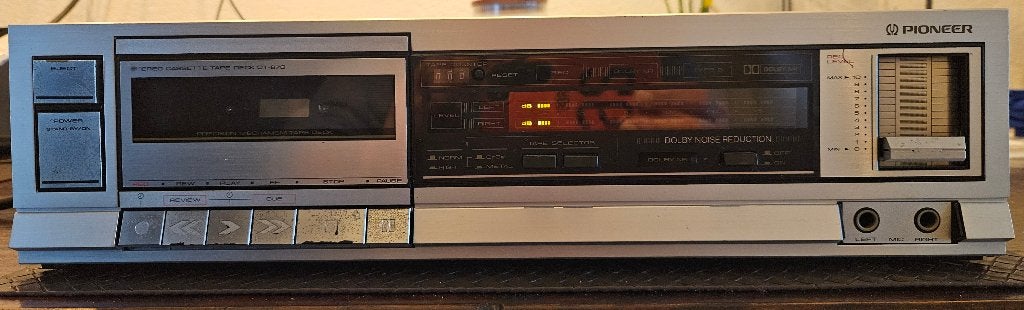 Pioneer CT-670 Stereo Cassettedeck, Audio, Tv en Foto, Ophalen of Verzenden, Enkel, Sony, Tiptoetsen