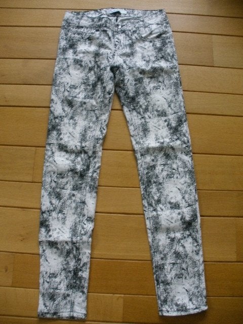 COOL CAT skinny broek wit zwarte vegen maat M - nieuw -, Kleding | Dames, Maat 38/40 (M), Wit, Nieuw, Ophalen of Verzenden
