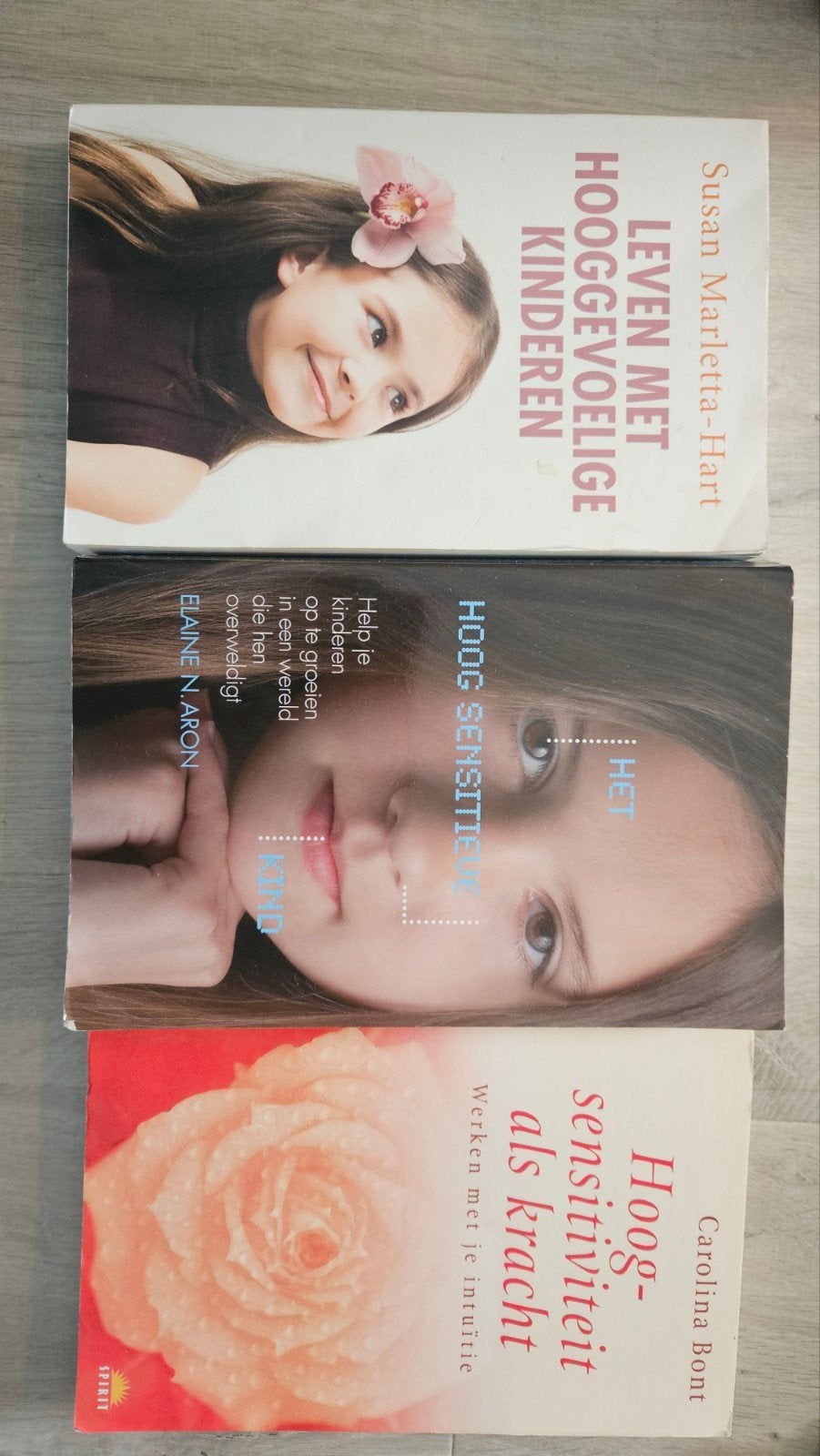 3 boeken hoogsensitiviteit, Ophalen of Verzenden, Zo goed als nieuw
