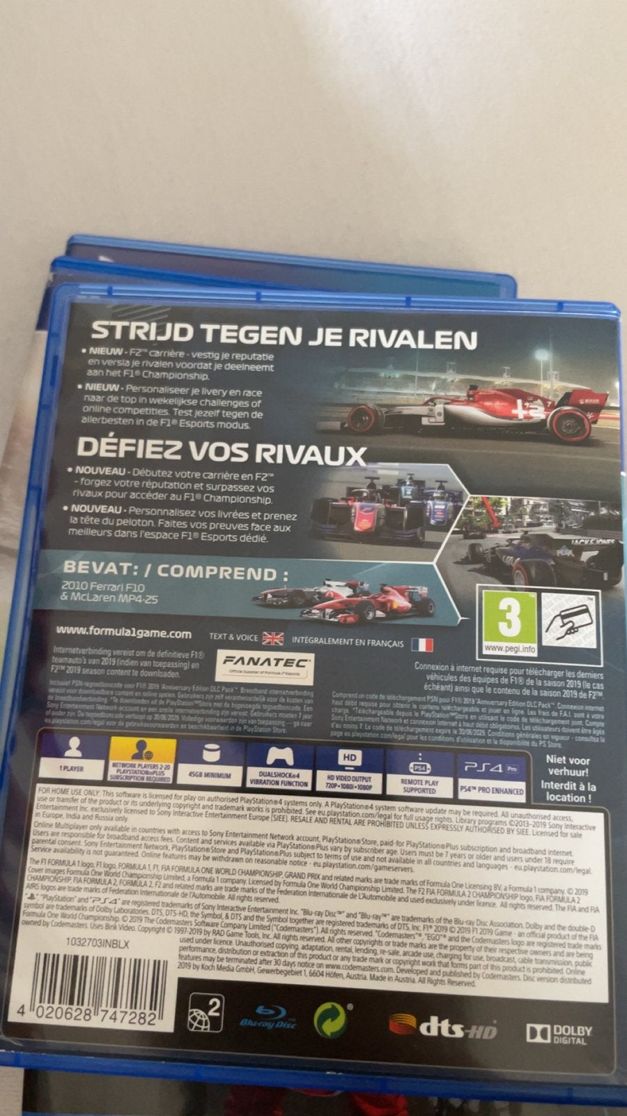 F1 2019 The Official Videogame PS4 - Anniversary Edition, Online, 1 speler, Racen en Vliegen, Ophalen of Verzenden