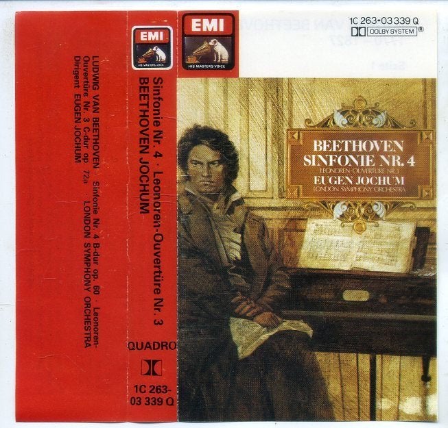 Sinfonie Nr. 4 / Leonoren Ouvertüre Nr. 3 5 nrs cassette ZG, Antiek en Kunst, Ophalen of Verzenden