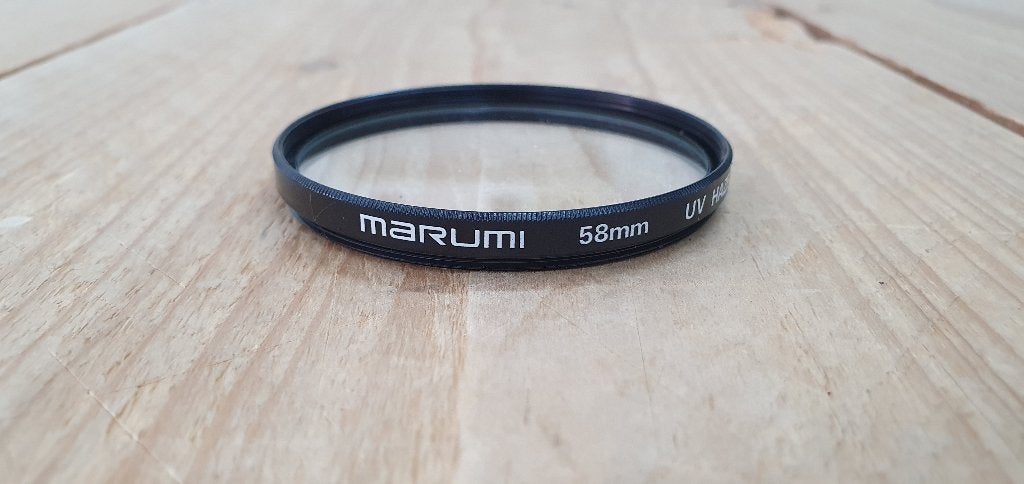 UV Filter / uvfilter - Marumi 58mm UV Haze (ultra violet), UV-filter, Ophalen of Verzenden, 50 tot 60 mm, Met schroefdraad