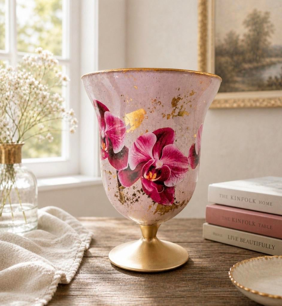 Speciaal voor moederdag!, Huis en Inrichting, Woonaccessoires | Vazen, Ophalen of Verzenden, Overige kleuren, Glas, Minder dan 50 cm