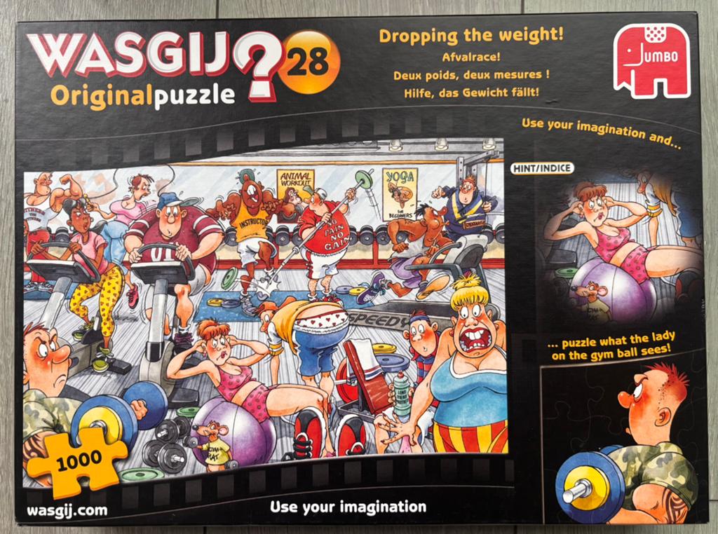Jumbo Wasgij nummer 28, Ophalen of Verzenden, 500 t/m 1500 stukjes, Zo goed als nieuw, Legpuzzel