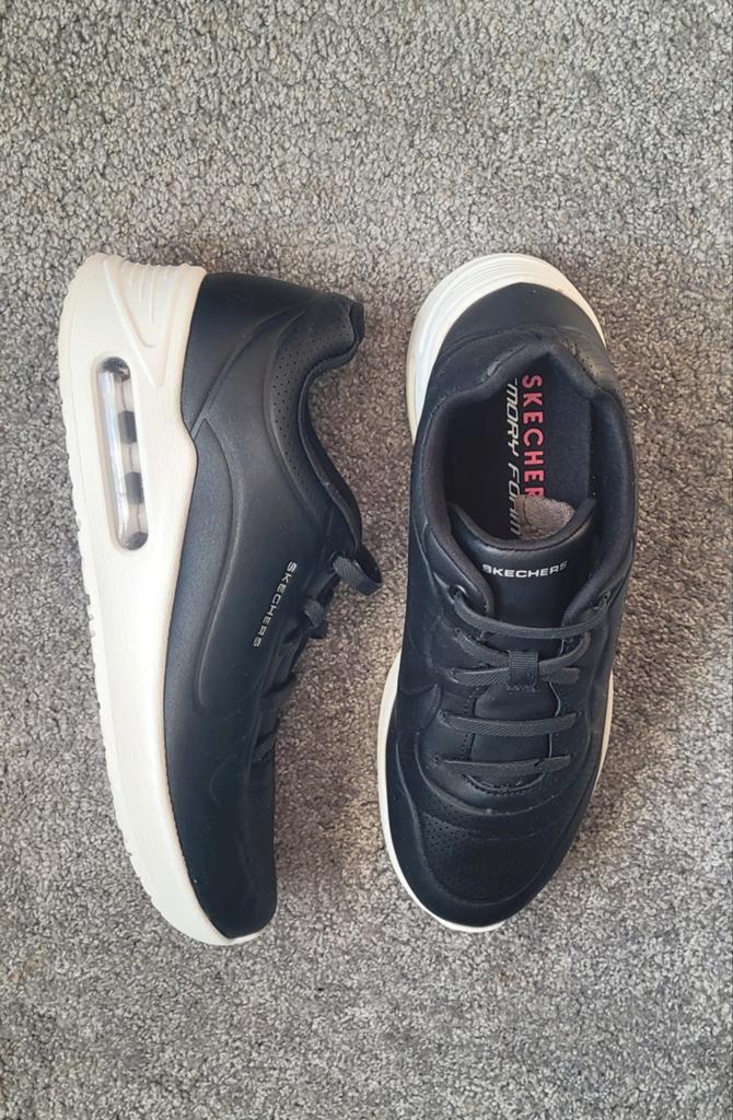 Skechers Uno Stand Air Sneakers - Zwart, Maat 39, Skechers, Zwart, Ophalen of Verzenden, Sneakers of Gympen