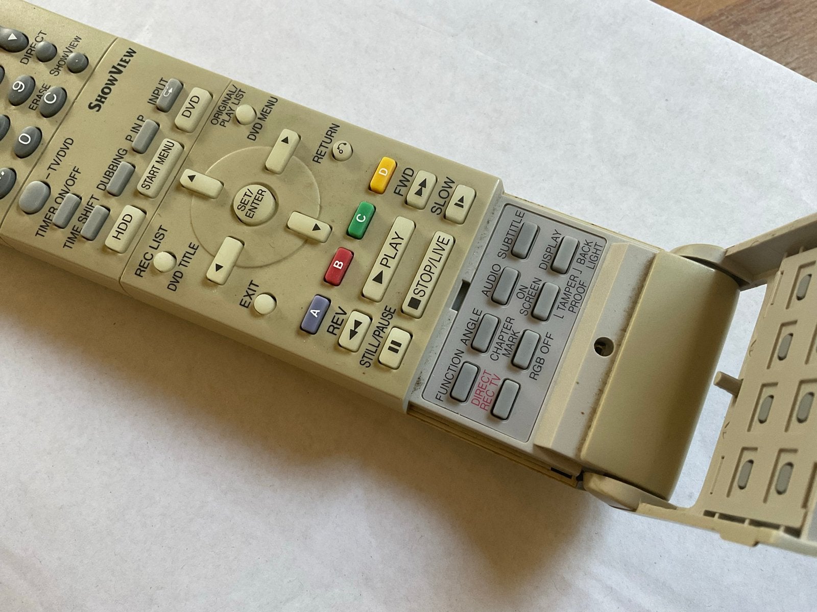 Sharp Afstandsbediening voor HDD/DVD Recorder, Verzenden, Gebruikt, Origineel, Dvd