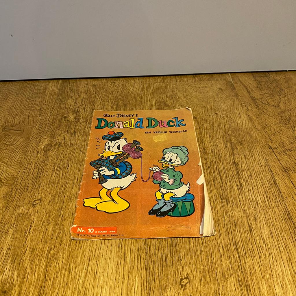 Donald Duck Weekblad Nr10 1966, Boeken, Stripboeken, Eén stripboek, Ophalen of Verzenden, Gelezen
