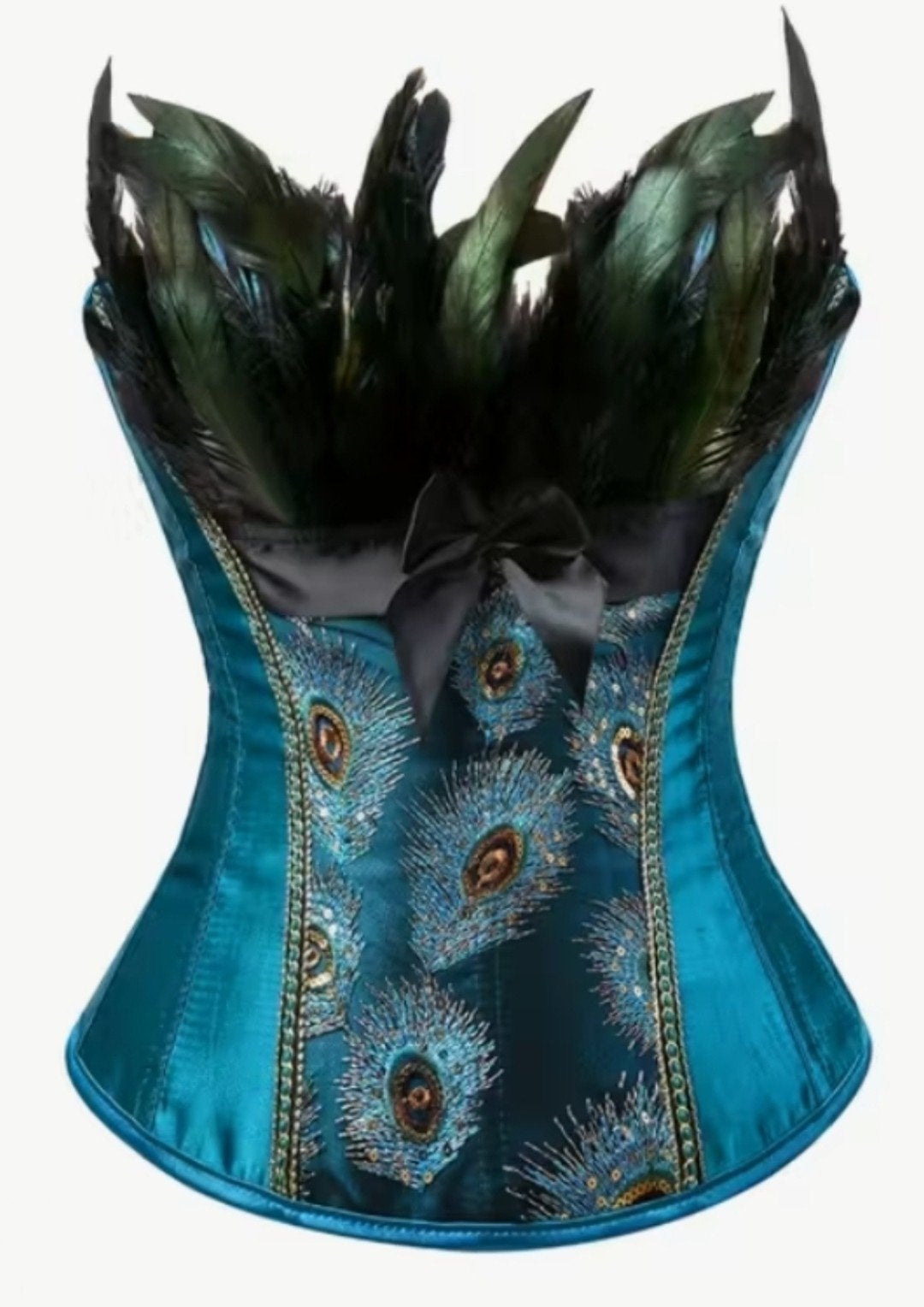 Corset pauw, Kleding | Dames, Tops, Ophalen, Zwart, Nieuw, Shein