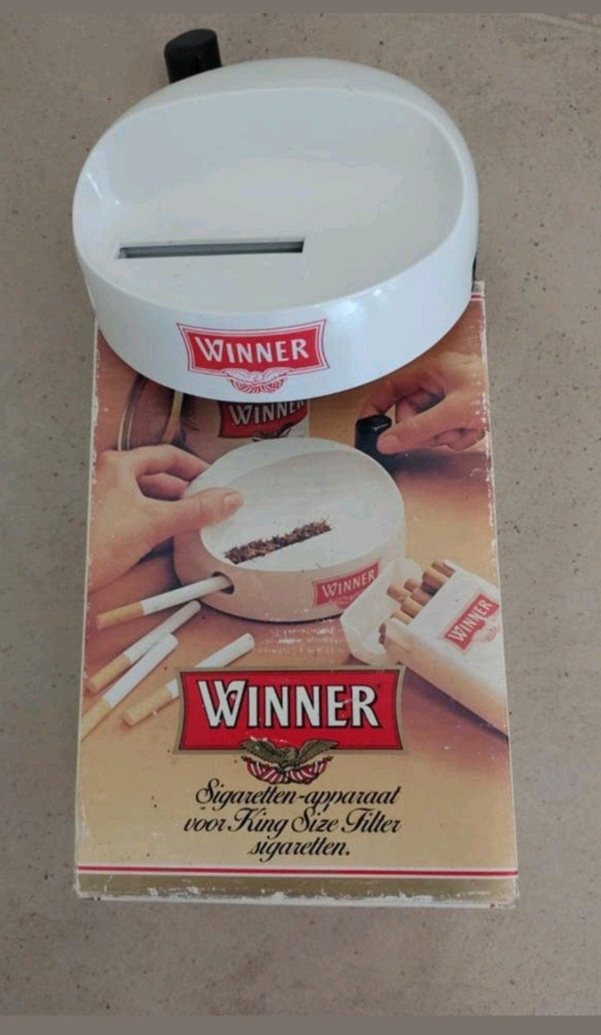 Vintage Winner Sigarettenapparaat - King Size Filter, Ophalen of Verzenden, Gebruikt, Overige typen