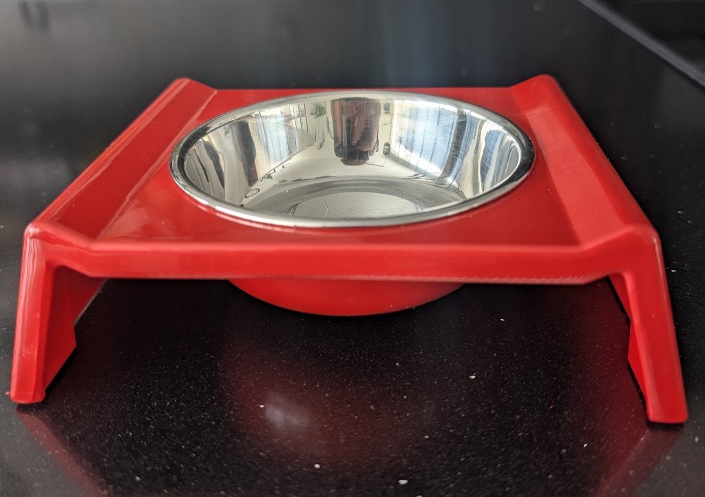 Voorbakje voor kleine hond of poes., Ophalen of Verzenden, Zo goed als nieuw
