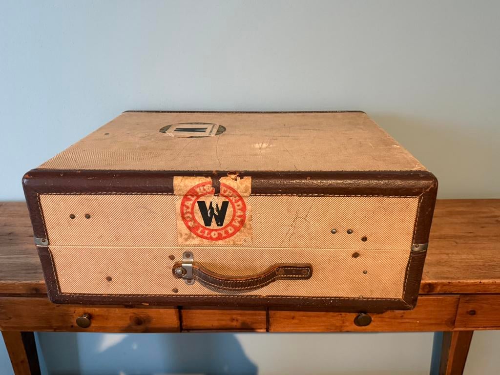 Vintage watajoy hutkoffer (collectors item), Ophalen, Minder dan 50 cm, Zo goed als nieuw, X