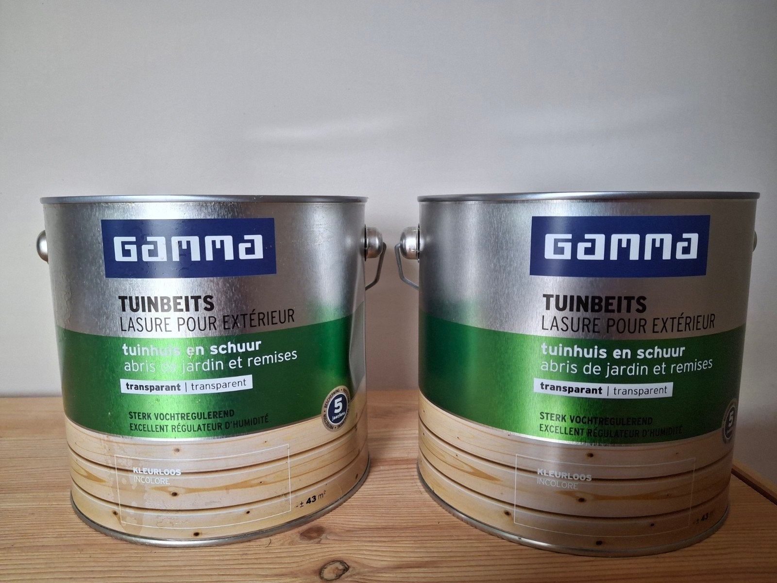 Gamma tuinbeits 2,5 L transparant, Minder dan 5 liter, Ophalen, Beits