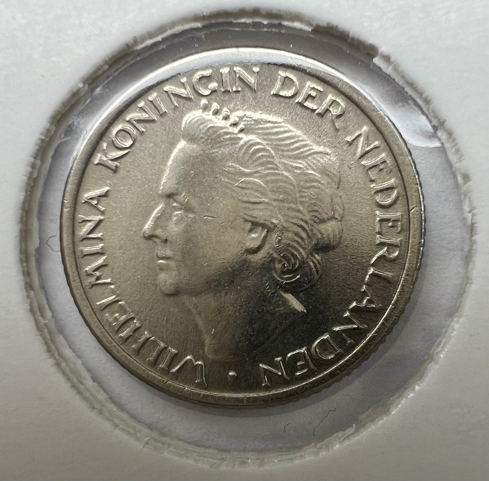 Wilhelmina, 10 Cent 1948, variant Curaçao, Ophalen of Verzenden, Koningin Wilhelmina, 10 cent
