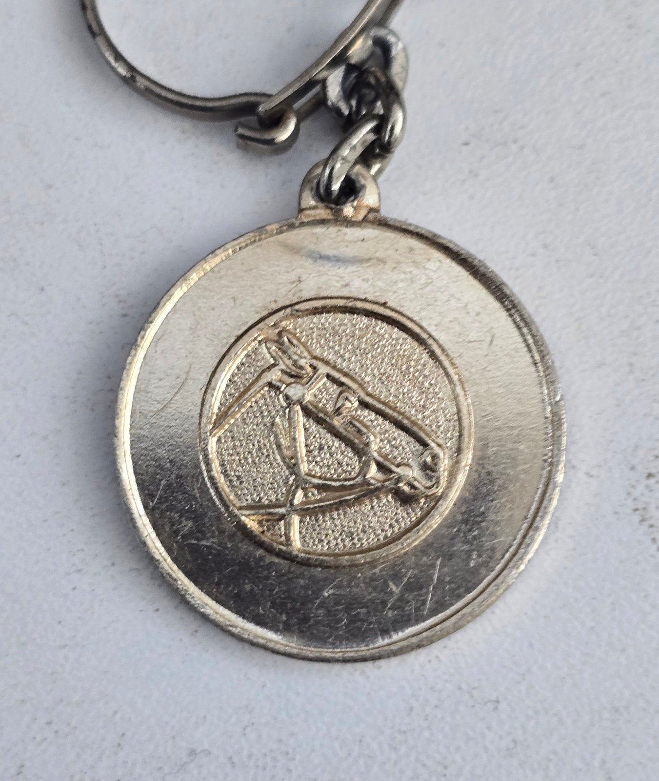 Sleutelhanger met paardenhoofd - Vintage, Ophalen of Verzenden, Gebruikt, Dier of Natuur