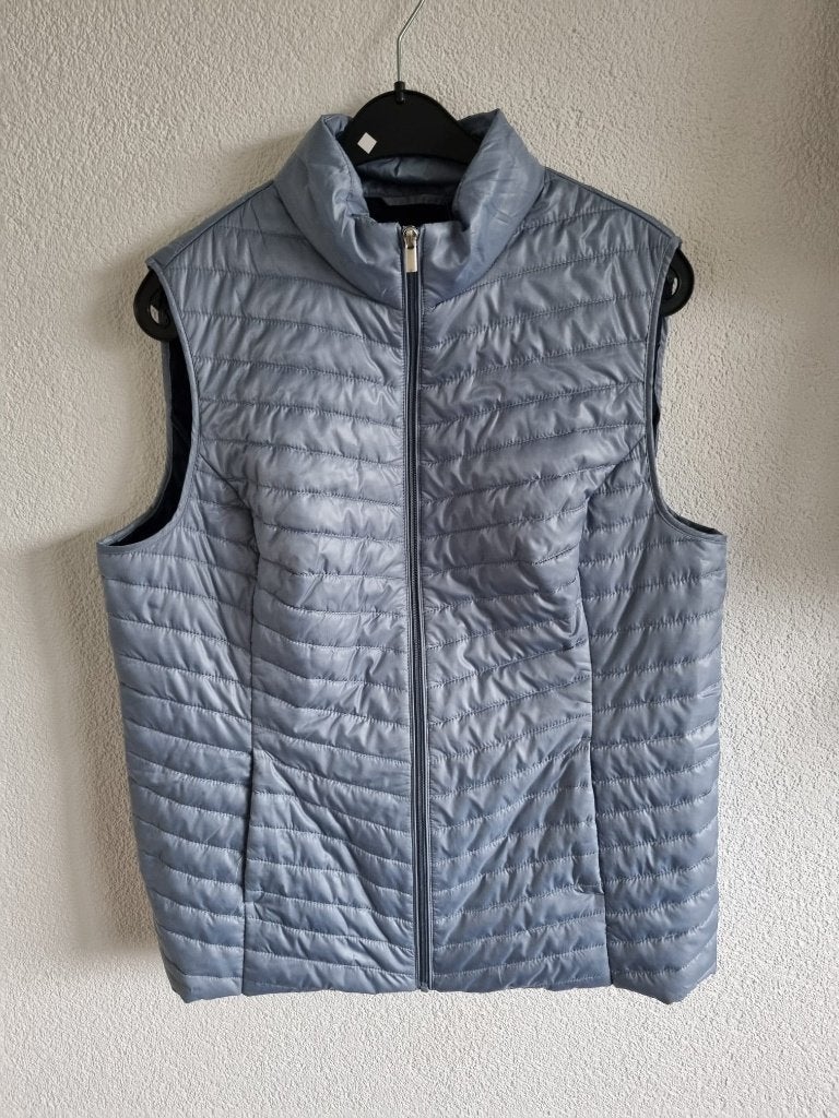 blauwgrijze dames bodywarmer C&A maat 44, Kleding | Dames, Bodywarmers, Blauw, Maat 42/44 (L), Ophalen of Verzenden, Gedragen