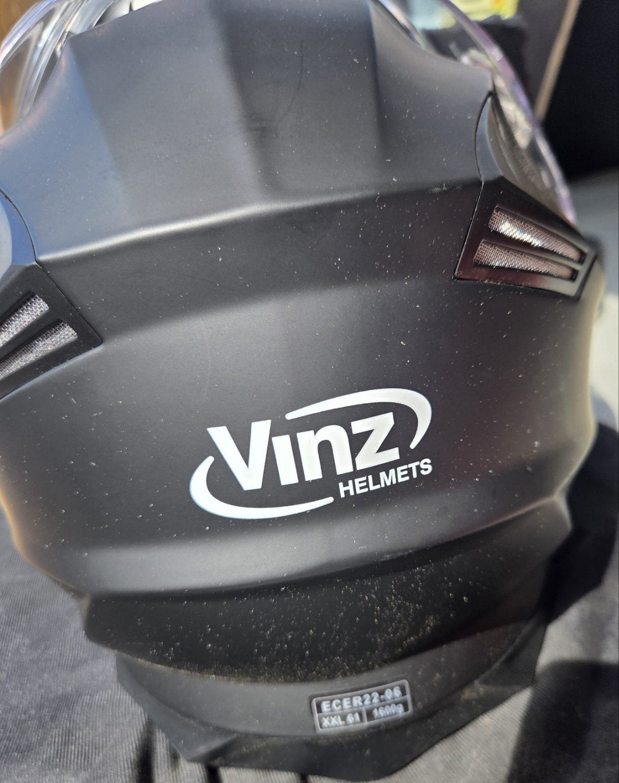 Vinz Systeemhelm Mat Zwart - Maat XXL, Ophalen