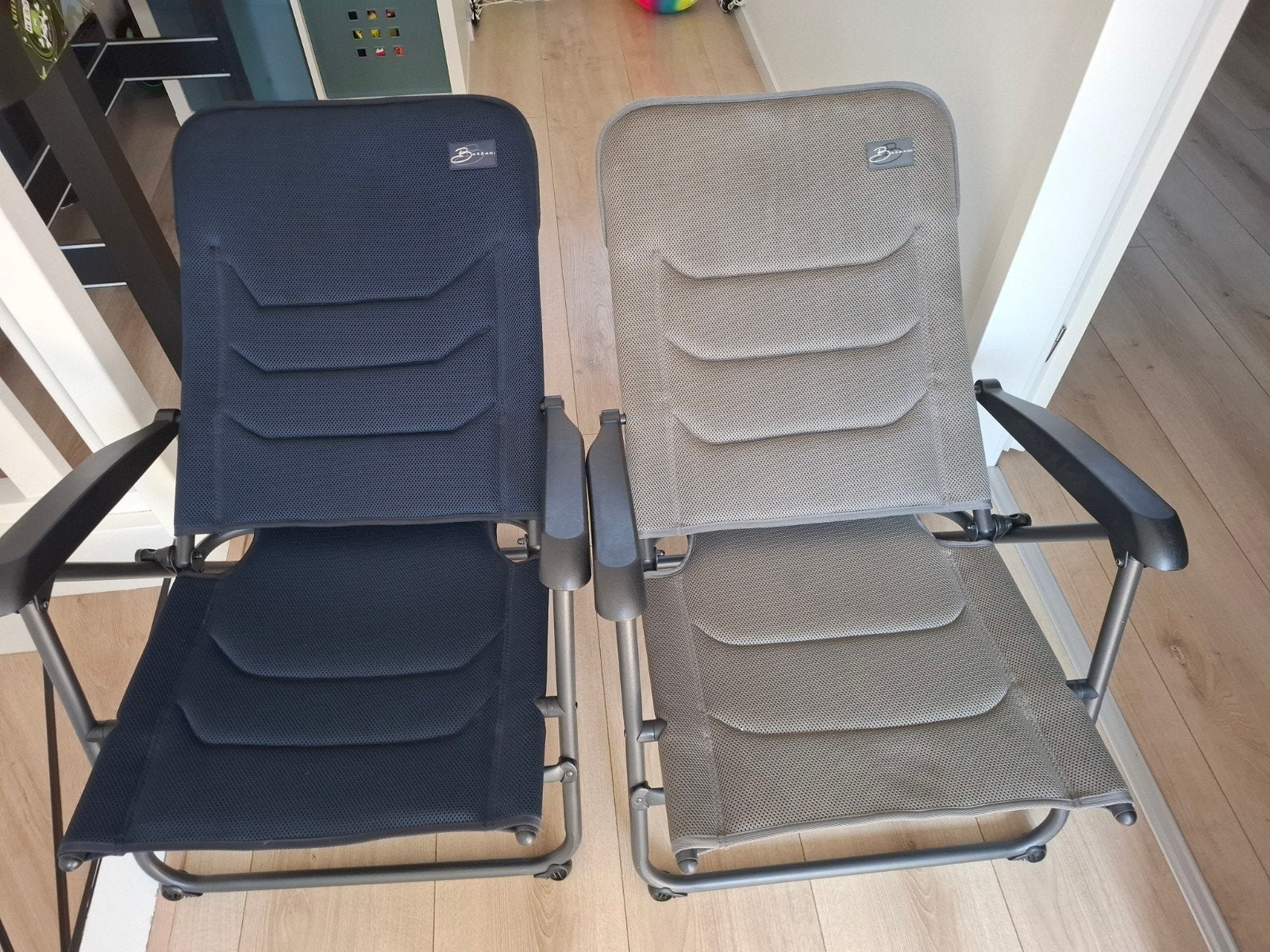 bardani toscane 3d comfort kampeerstoelen. 2 stuks (laag mod, Ophalen, Zo goed als nieuw, Campingstoel