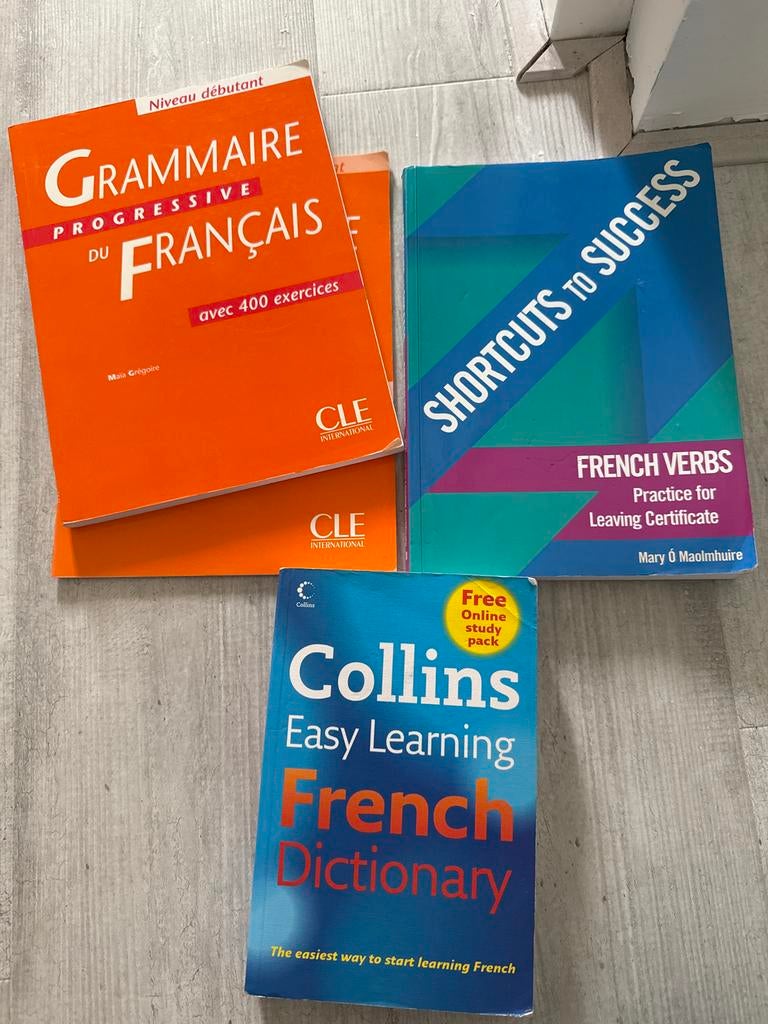 Franse studieboeken: Grammatica, Werkwoorden & Woordenboek, Boeken, Taal | Frans, Gelezen, Non-fictie, Ophalen of Verzenden