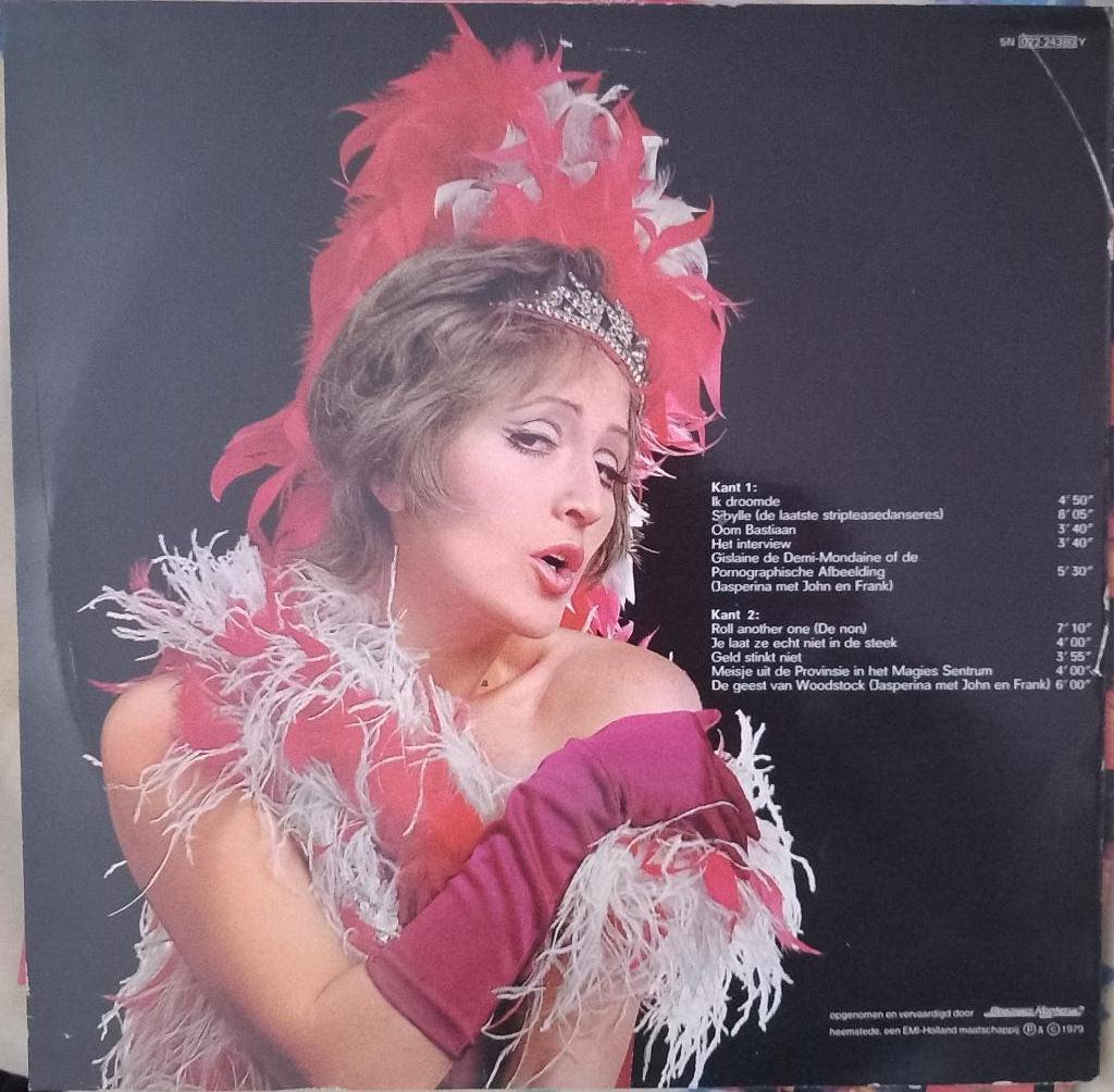 de Jasperina show van Jasperina de Jong LP, Ophalen of Verzenden, Levenslied of Smartlap, 12 inch, Limited edition