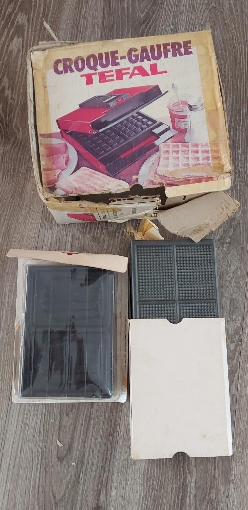 platen voor TEFAL wafel-ijzer, Ophalen of Verzenden, Uitneembare platen, Zo goed als nieuw