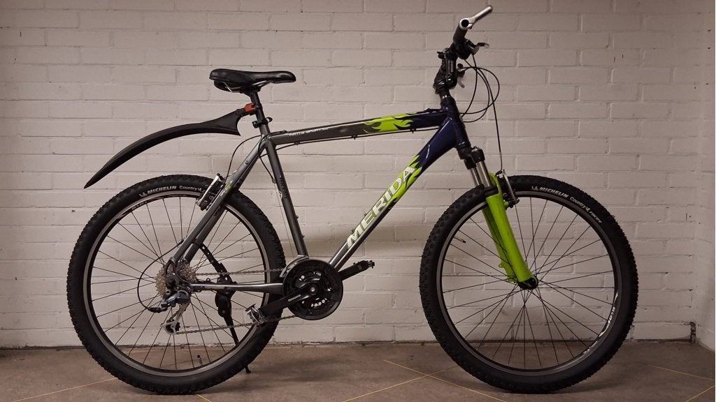 Merida  MattsTFS  26/48cm 3x9 27v Mountainbike ZGAN Groen, Hardtail, Velgrem, Zo goed als nieuw, Laan van Westenenk 102, 7336 AZ Apeldoorn