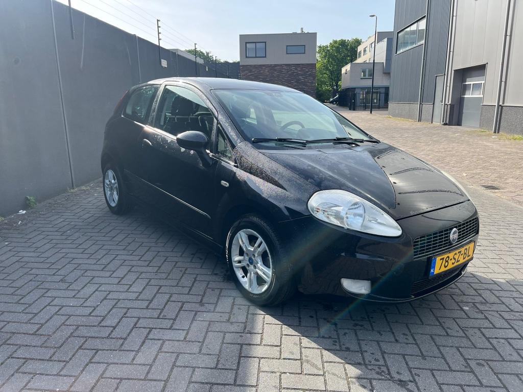 Fiat Punto 1.4 3DR 2006 Zwart, Auto's, Fiat, Particulier, Punto, ABS, Airbags, Airconditioning, Alarm, Centrale vergrendeling