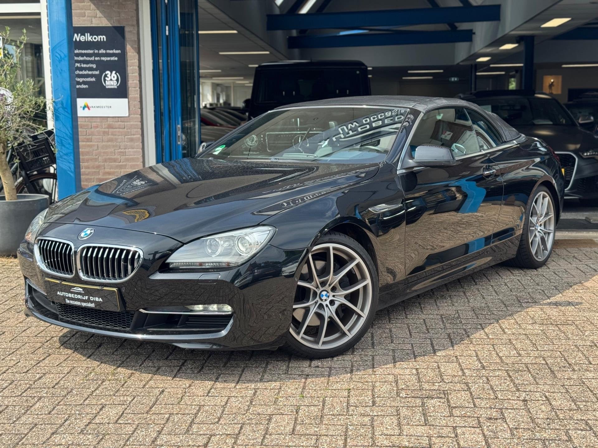 BMW 6-serie Cabrio 640i High Executive 2012 AUT NAVI FULL!, Auto's, BMW, Achterwielaandrijving, Gebruikt, Zwart, Cabriolet