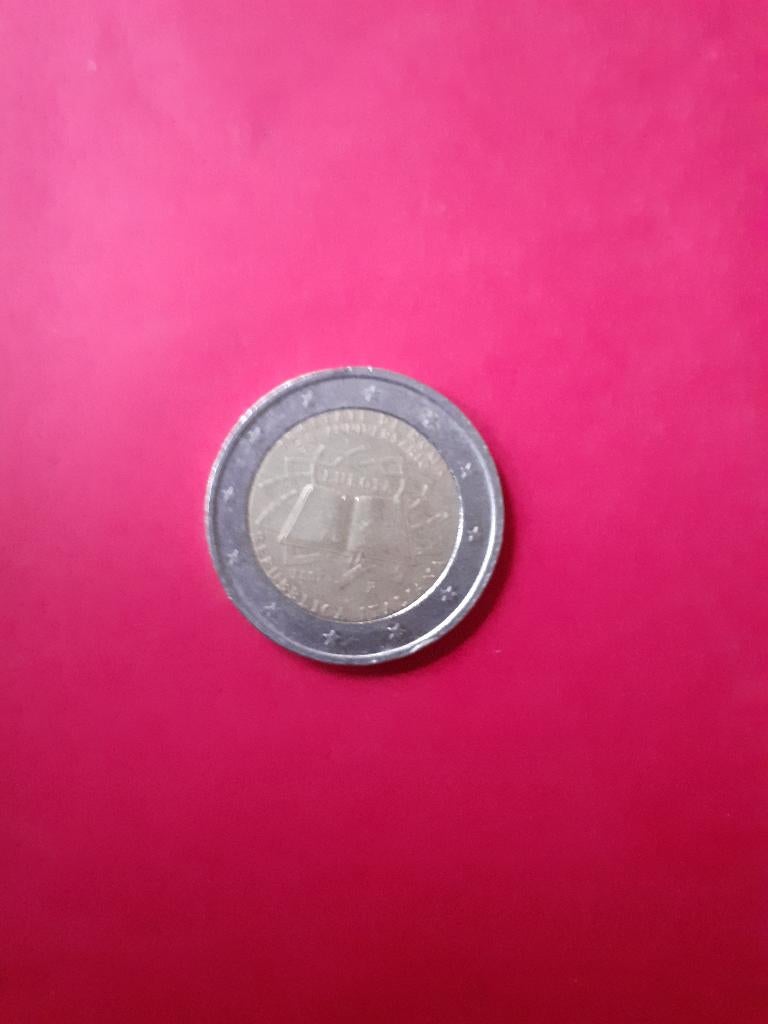 Italië € 2 2007 "50ste verjaardag verdrag van Rome", Verzenden, Italië, 2 euro, Losse munt