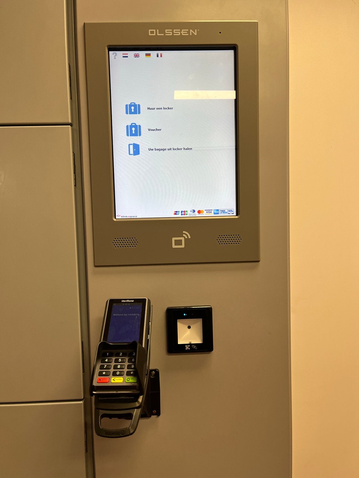 Olssen Lockersysteem met Betaalterminal en Scanner, Huis en Inrichting, Kasten | Lockerkasten, Ophalen, Zo goed als nieuw