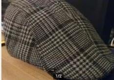 eigenlijk Nieuwe Flat cap heren pet zwart Grijs Ruiten L 59, Ophalen of Verzenden, Nieuw, 58 of 59 cm (L, 7¼ of ⅜ inch), Pet