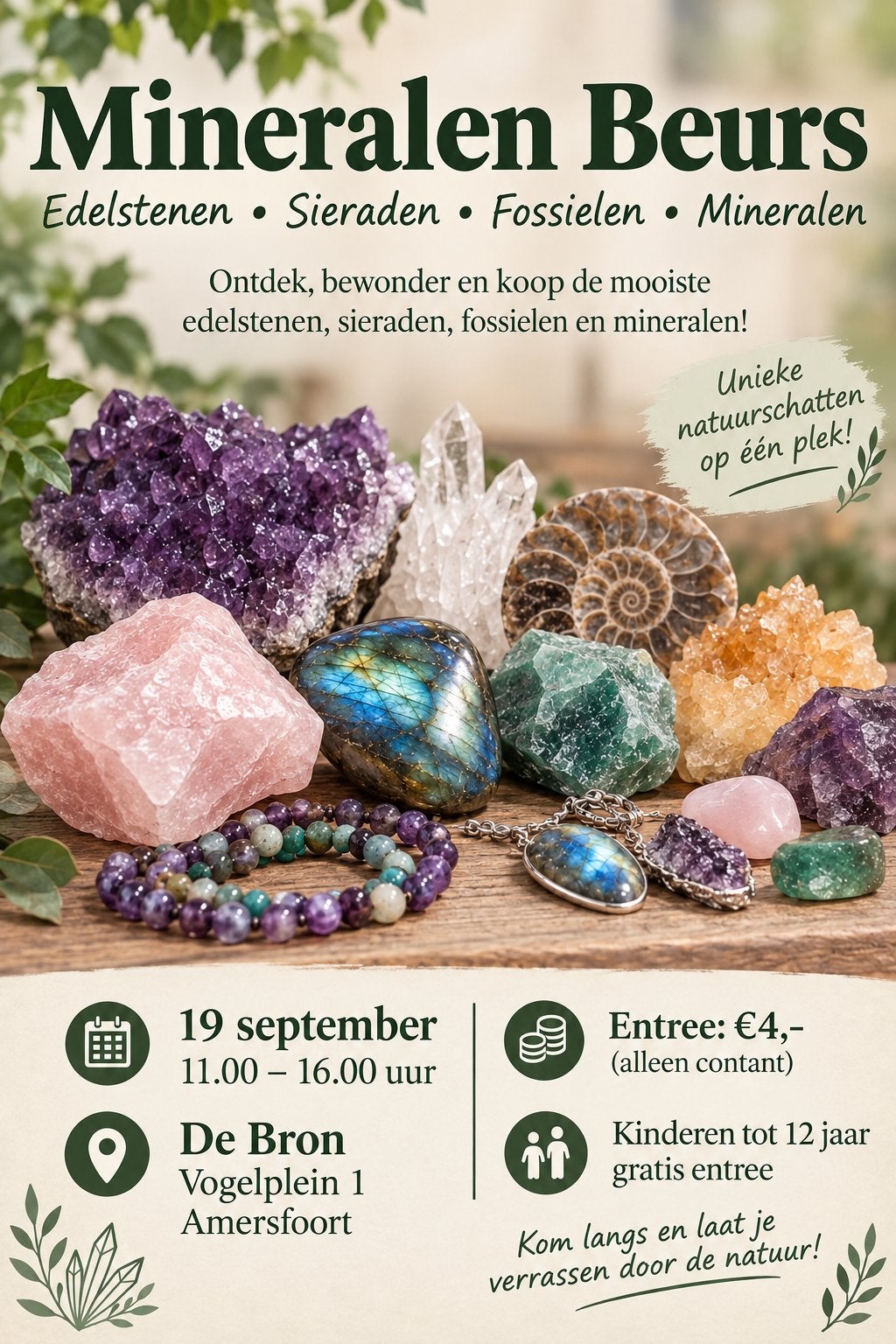 Diverse Mineralen en Fossielen Collectie, Ophalen, Mineraal