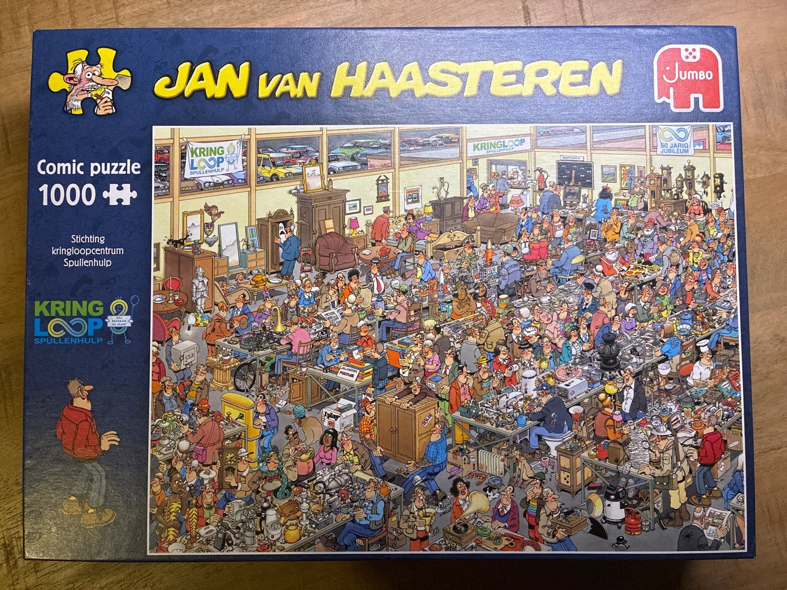 Jan van Haasteren Puzzel 1000 stukjes Kringloop, Hobby en Vrije tijd, Denksport en Puzzels, Ophalen, 500 t/m 1500 stukjes, Gebruikt