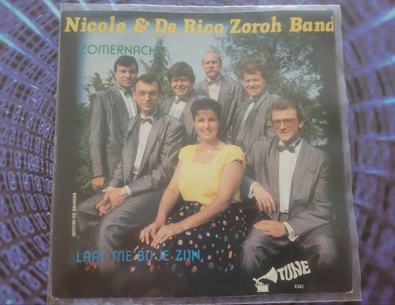 NIcole & De Rico Zoroho Band - Zomernacht- Laat me..., Cd's en Dvd's, Vinyl | Nederlandstalig, Ophalen, Zo goed als nieuw, Overige formaten