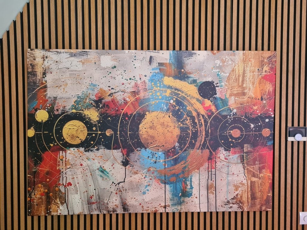 Canvas schilderij kunstwerk, Ophalen