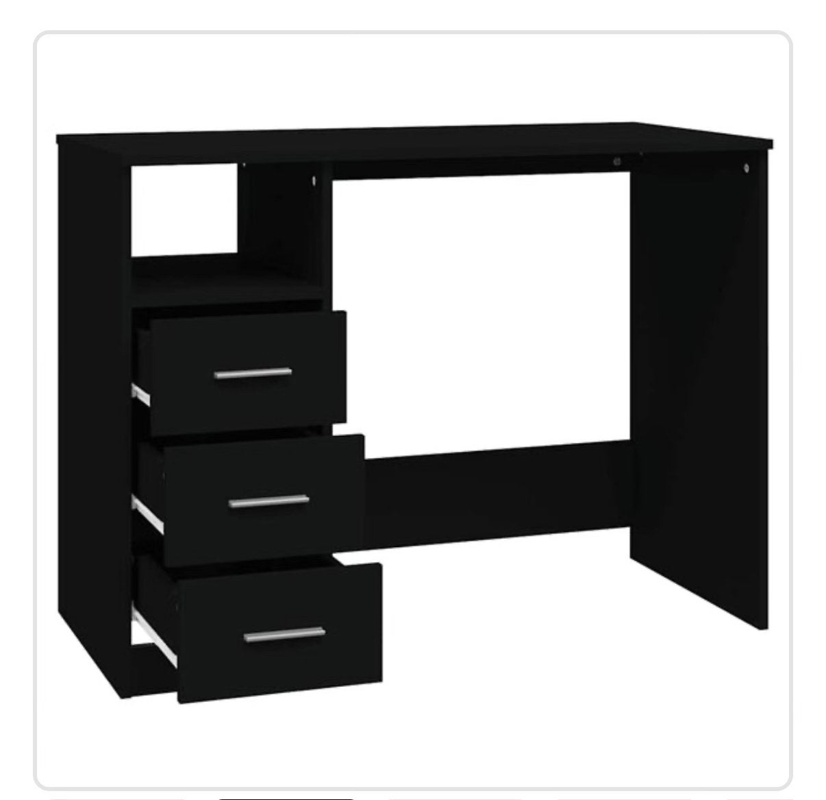 Te koop: nieuw vidaXL bureau met 3 lades., Huis en Inrichting, Ophalen of Verzenden, Nieuw, 50 tot 100 cm, Minder dan 100 cm