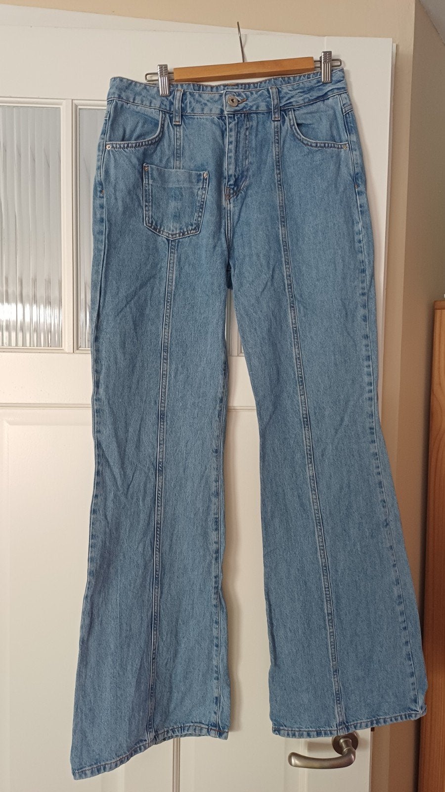 Stieglitz flared jeans maat 42, Kleding | Dames, Broeken en Pantalons, Blauw, Maat 42/44 (L), Stieglitz, Ophalen of Verzenden