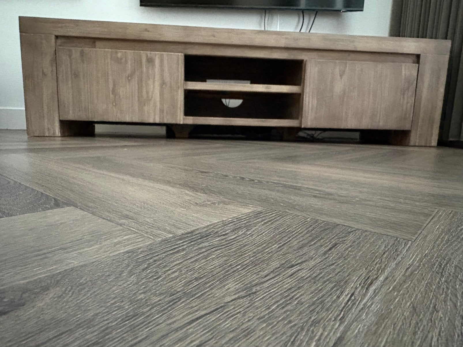 TV meubel, Huis en Inrichting, Ophalen, 150 tot 200 cm, Zo goed als nieuw, Minder dan 100 cm