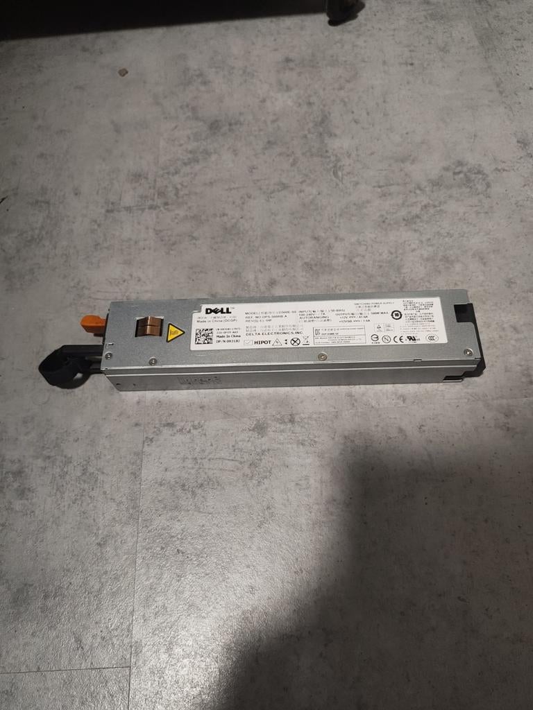 DELL Server Voeding 500W Max, Computers en Software, Interne voedingen, Ophalen of Verzenden, Gebruikt