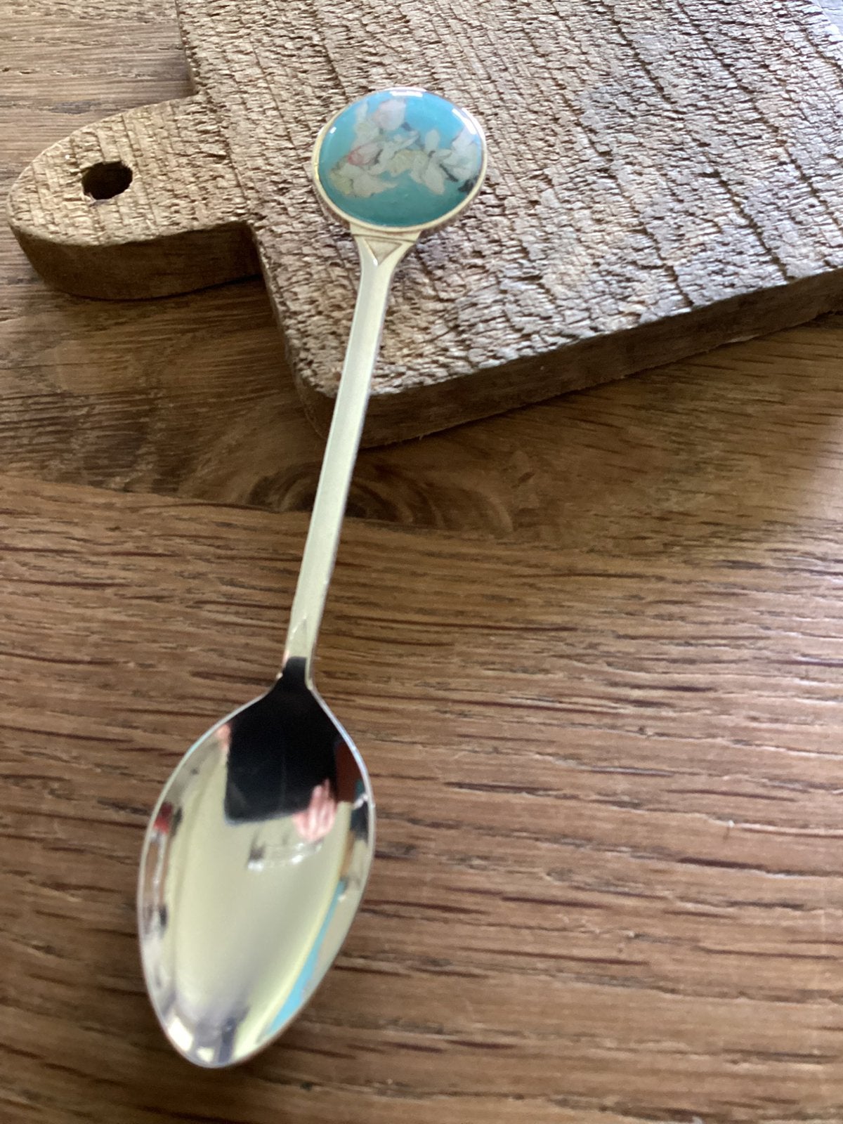 Verzilverd lepeltje Van Gogh, Antiek en Kunst, Antiek | Bestek, Verzenden