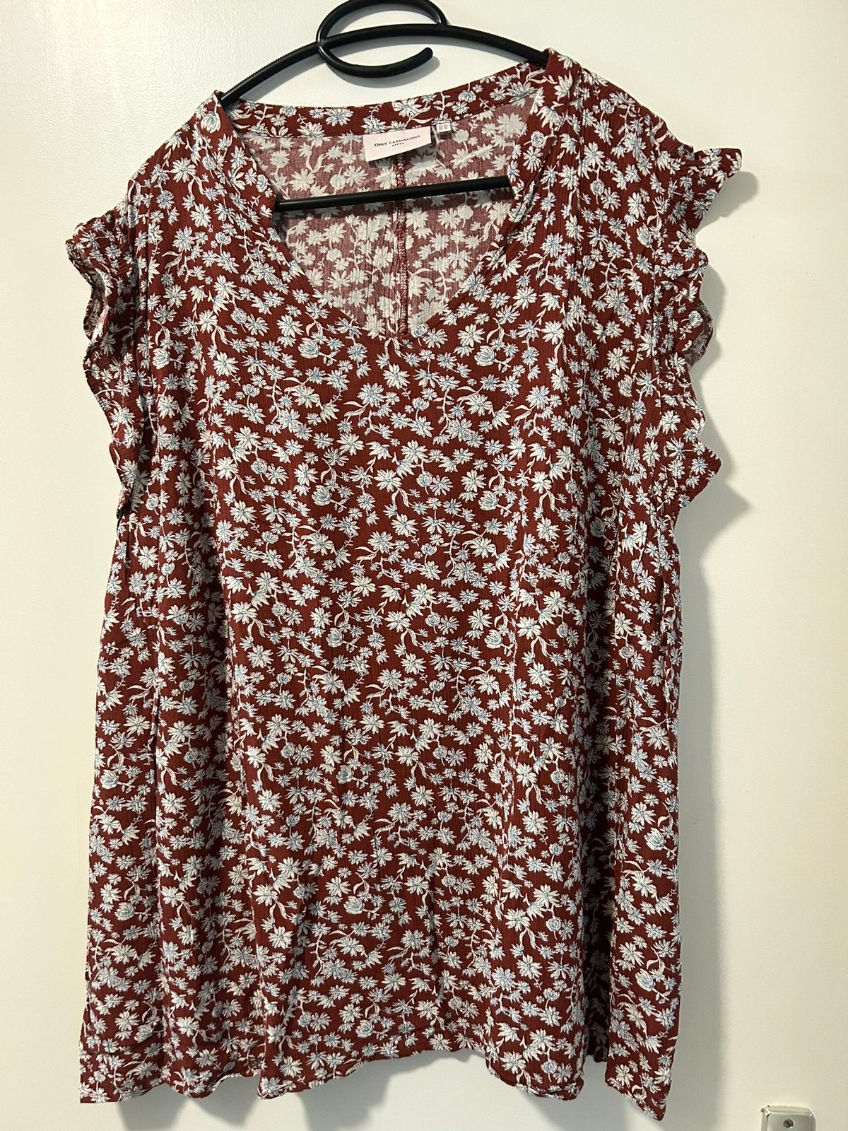 Top van Only Carmakoma maat 54, Ophalen of Verzenden, Zo goed als nieuw, Blauw, Shirt of Top