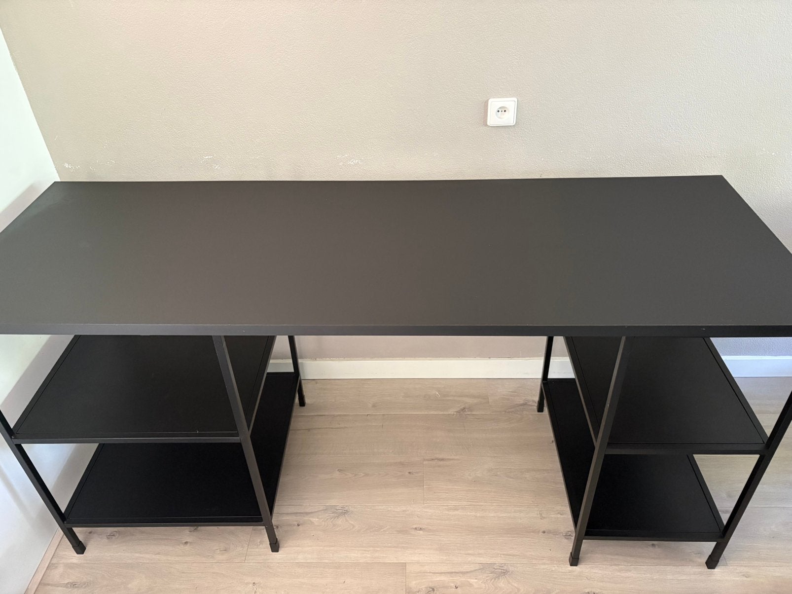 IKEA ENHET A108 keukeneiland/opbergmeubel EKBACKEN werkblad, Ophalen, Gebruikt, 100 tot 150 cm, Zwart