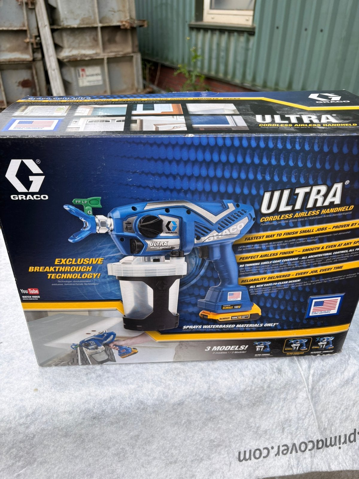 Graco ultra handheld 18v, Ophalen, Nieuw, Verfspuit of Verfpomp