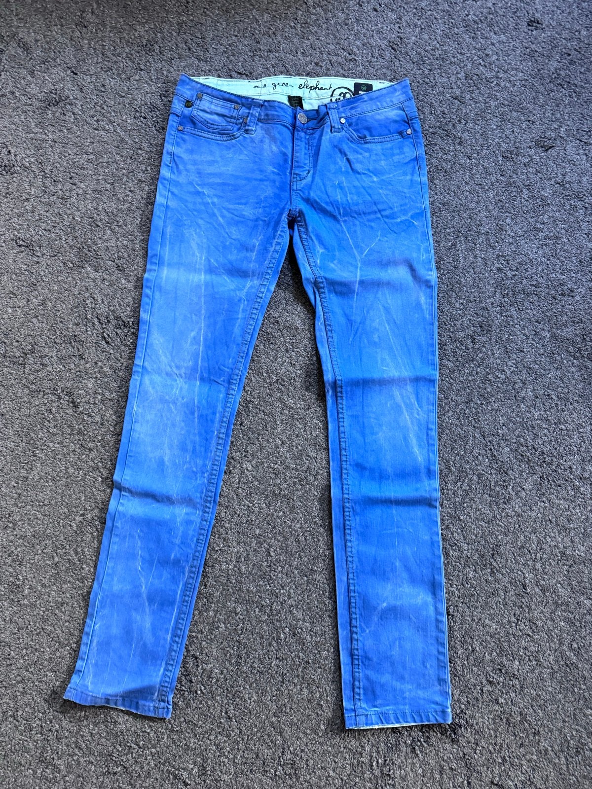 One Green Elephant spijkerbroek maat 42 XL, Kleding | Dames, Ophalen of Verzenden, Gedragen, Blauw, W33 - W36 (confectie 42/44)