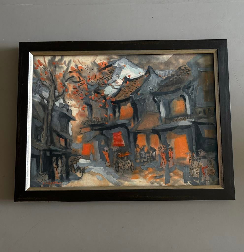 Schilderij, Antiek en Kunst, Kunst | Schilderijen | Modern, Ophalen