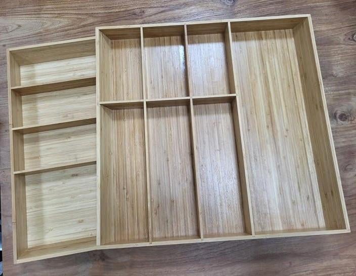 IKEA VARIERA Bestekbak Bamboe - Zo goed als nieuw (2x), Ophalen, Overige typen, Hout, IKEA