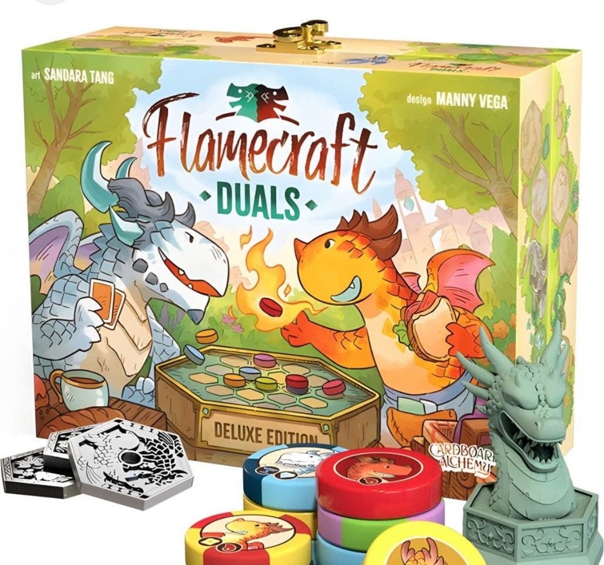 Gezocht Flamecraft Duals Deluxe Edition Bordspel, Een of twee spelers, Ophalen, Zo goed als nieuw