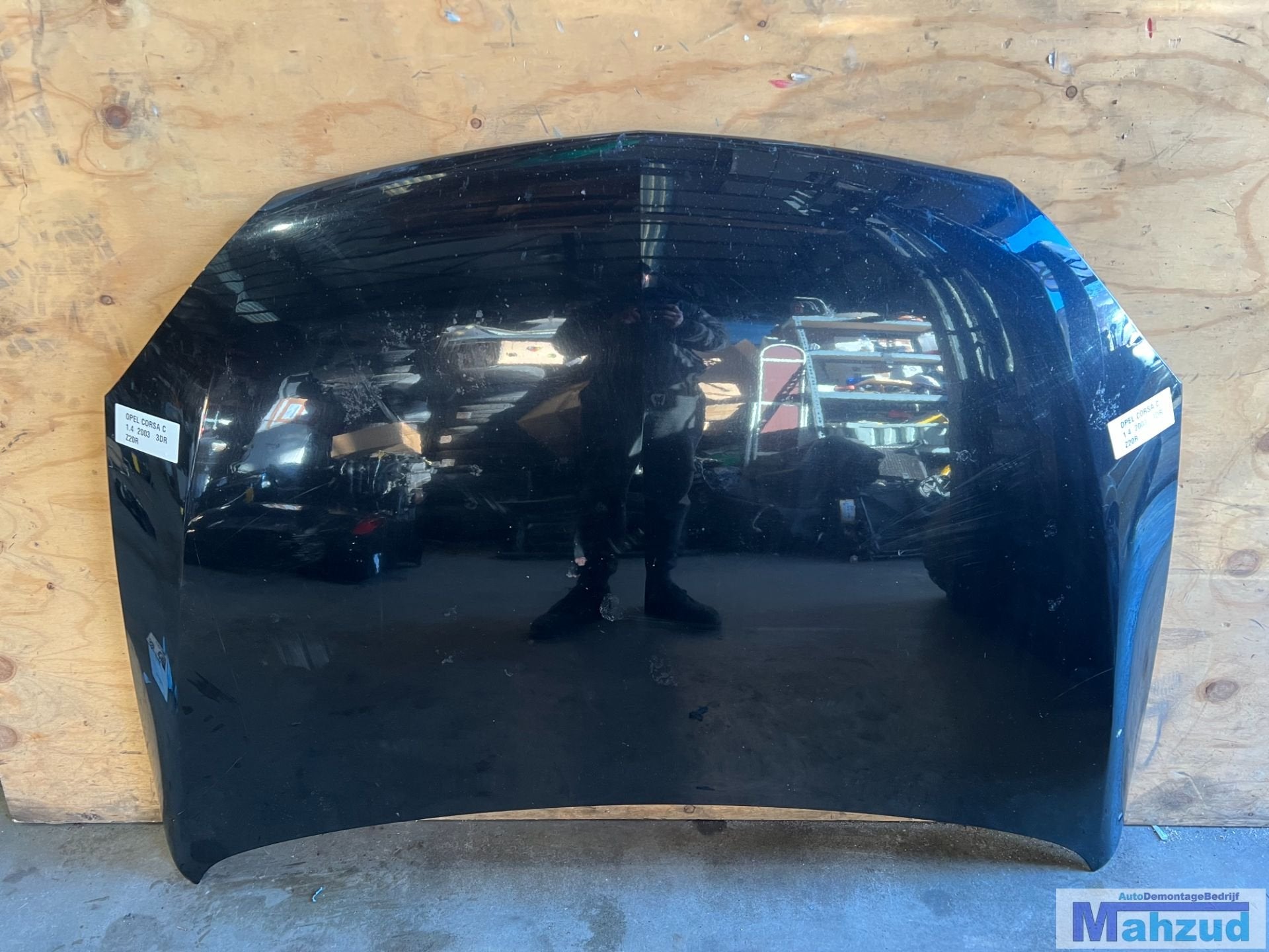 OPEL CORSA C zwart Z20R Motorkap 2000-2005, Gebruikt, Opel Automobile GmbH, Ophalen of Verzenden, Kontakt@opel-infoservice.de