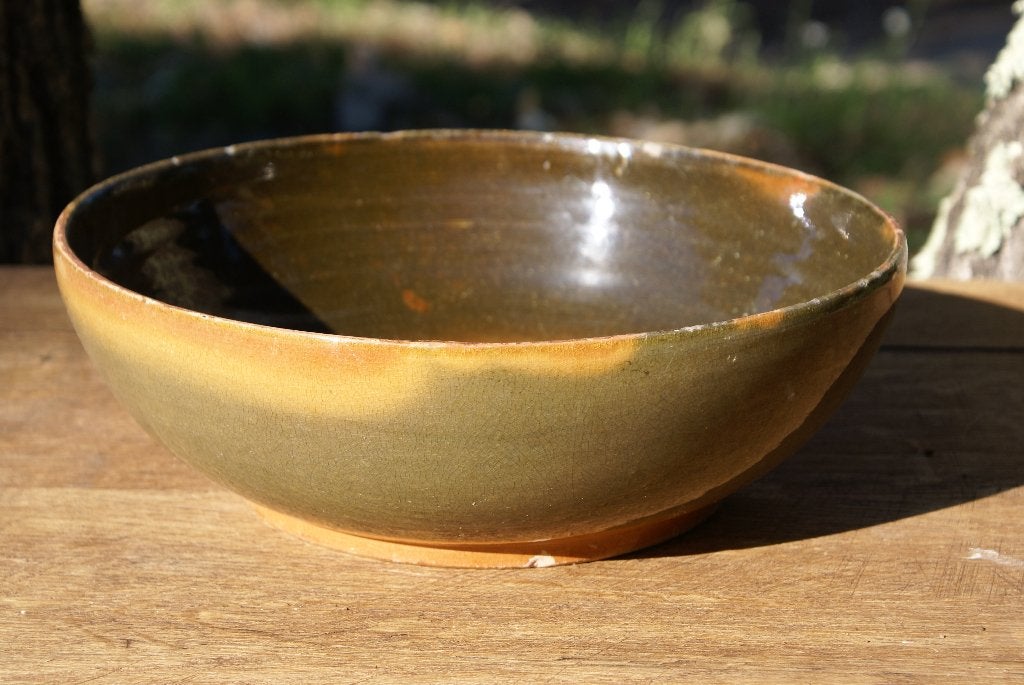 Brocante - Sobere sierschaal, Vallauris!, Gebruikt, Schaal, Rond, Ophalen of Verzenden
