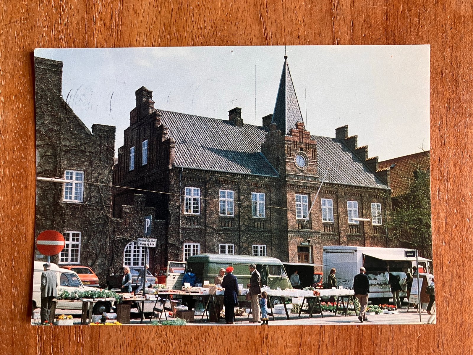 Antiek / Curiosa Markt in Skanderborg, Denemarken, Ophalen of Verzenden, 1980 tot heden, Gelopen, Overig Europa